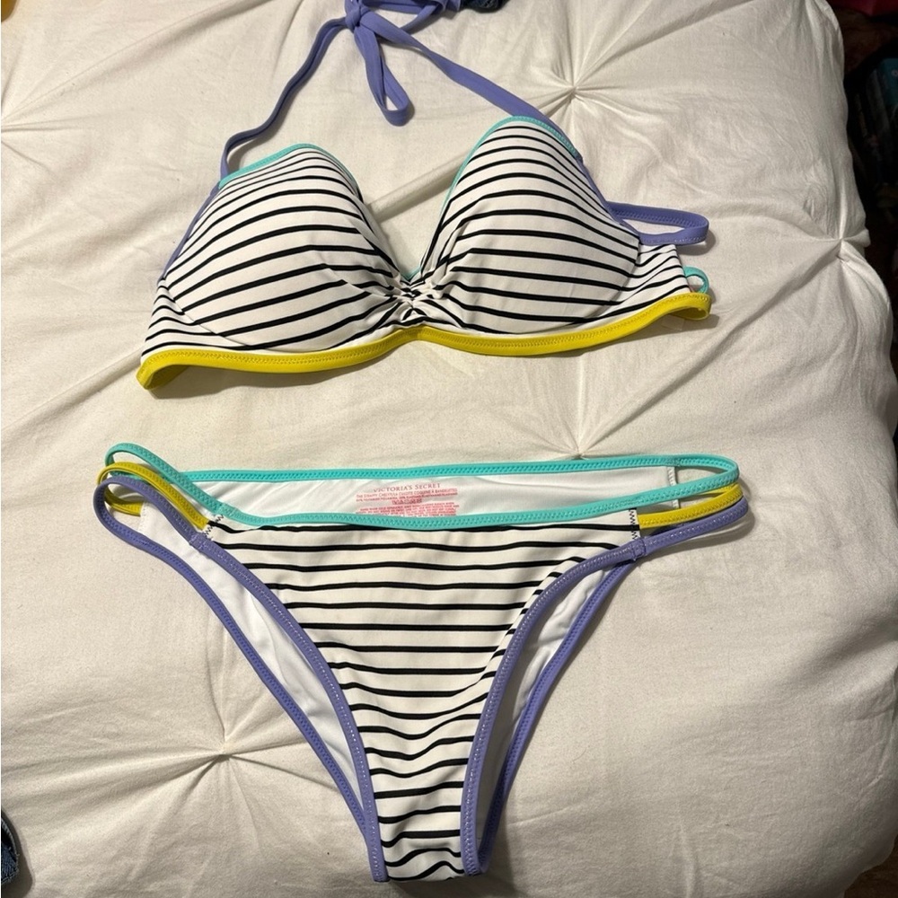 Striped Bikini-NWOT